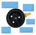 Ohio Diesel Parts Fuel Tank Sump Kit For Or Gasoline Tanks With 1 2 And 5 8 Barb Sizes Black
