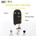 Ocpty Remotes Key Fob For 2017-2020 Jeep Compass 433mhz M3n-40821302 X2