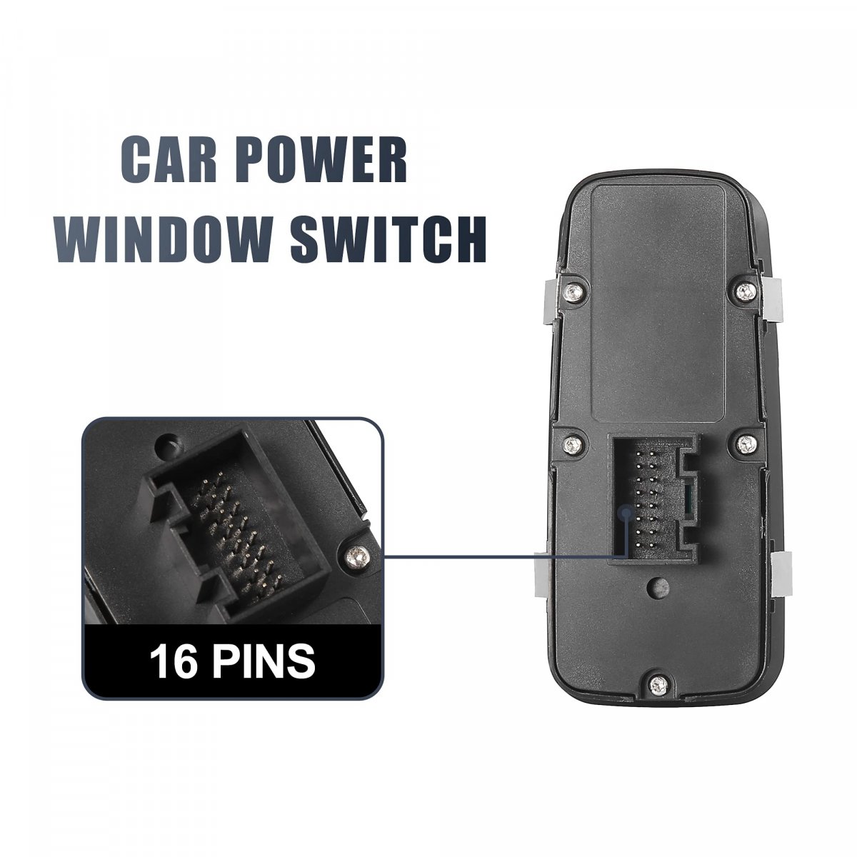 Master Driver Side Power Window Switch 99161315502dml Replacement For Porsche Cayman 2014 2015 2016 And Boxster 2013 Black