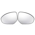 Pair Car Rearview Left Right Side Mirror Glass Replacement W Backing Plate Non-heated For Mazda 2 3 2010 2011 2012 2013 2014 
