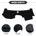 Vekauto Dashboard Cover Compatible For Cadillac Cts 2004-2009 Non-slip Polyester Black Mat Dash Board Protector