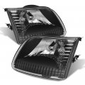 Acanii For Black 1997-2004 F150 Expedition 97-99 F250ld Crystal Headlights Lamps Driver Passenger Side