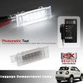 Nslumo Led Luggage Compartment Light Replacement For 14-19 Fiat 500 16-21 500x 6000k 18-smd White Trunk Interior Courtesy Lamp