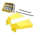 Yellow Radiator Cover Oil Tank Side Replacement For 2gu217115000 2gu217215000 2gu233915000 Yamaha Banshee 350 1987-2006 