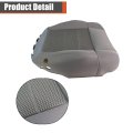 Front Passenger Side Bottom Seat Cover Replacement For Wrangler 2007-2012 Gray Cloth Custom Fit Right