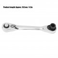 Cyrank Mini Double Headed Ratchet Wrench Drive 1 4 Socket Screwdriver Multifunctional