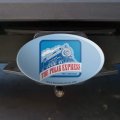 The Polar Express All Aboard Oval Tow Trailer Hitch Cover Plug Insert