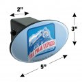 The Polar Express All Aboard Oval Tow Trailer Hitch Cover Plug Insert