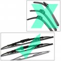 2x Car Frameless Wiper Blade Refill Windshield