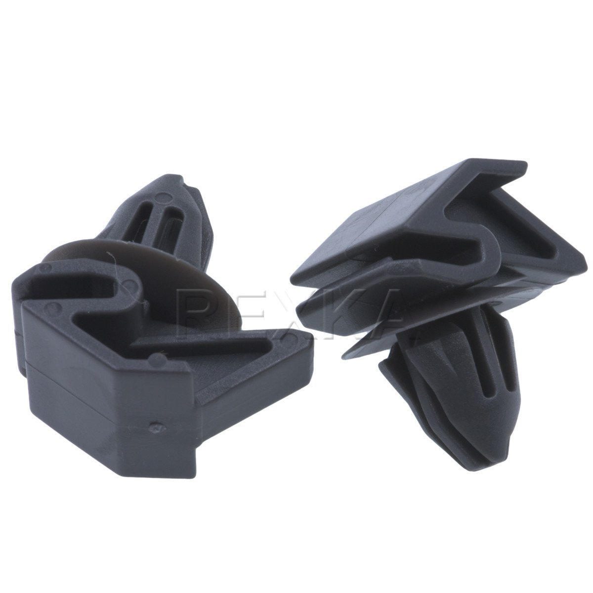 15pcs Fender Corner And Rocker Moulding Clips For Ford Focus 2012 Newer W790225-s900 Gray Nylon Plastic Fasteners 9mm Hole Size