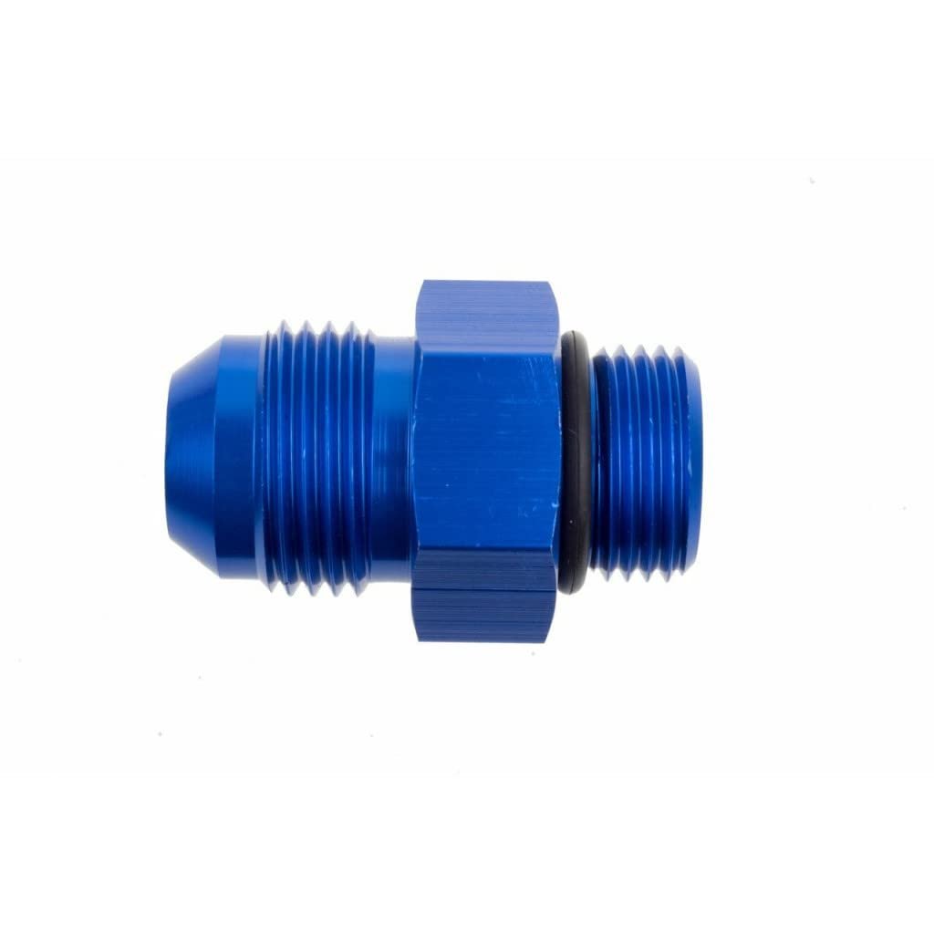 Red Horse Performance Port Adapter -12 An Male To -10 O Ring High Flow Radius Orb Blue Mlx-rhp920-12-10-1-cl360a50