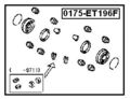Disc Brake Caliper Repair Kit 0175-et196f For Front Position 04479-12140 Cylinder 