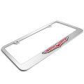 Jeep Trailhawk 3d Mirror Chrome Metal License Plate Frame Official Licensed Universal Fit For Car Suv Truck 12 In X 6 With