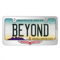 Jeep Trailhawk 3d Mirror Chrome Metal License Plate Frame Official Licensed Universal Fit For Car Suv Truck 12 In X 6 With