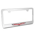 Jeep Trailhawk 3d Mirror Chrome Metal License Plate Frame Official Licensed Universal Fit For Car Suv Truck 12 In X 6 With