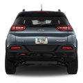 Jeep Trailhawk 3d Mirror Chrome Metal License Plate Frame Official Licensed Universal Fit For Car Suv Truck 12 In X 6 With