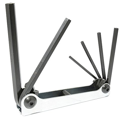 Urrea 4973 Folding Hex Key Set 3mm To 10mm