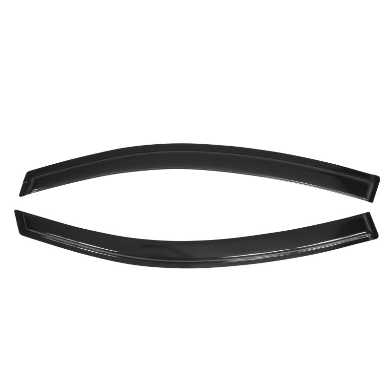 Freemotor802 Tape-on Window Visors For 2012-2015 Honda Civic Coupe 2-door Side Wind Deflectors Rain Guards Vent Slim Style