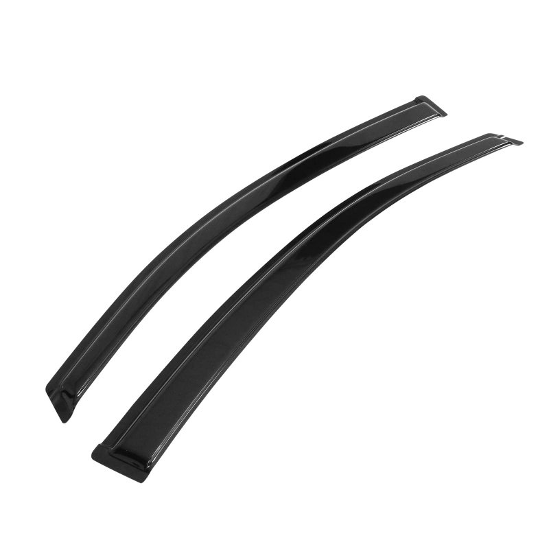 Freemotor802 Tape-on Window Visors For 2012-2015 Honda Civic Coupe 2-door Side Wind Deflectors Rain Guards Vent Slim Style