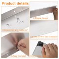 Uxcell 4pcs Gutter Valley Splash Guard Downspout Diverter Roof Rain Roofing Guards For Corner Or Straight 15 7 Inch