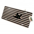 Graphics More Black Cat In Window Novelty Metal Vanity Tag License Plate