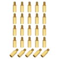 25pcs Male To Female Thread Spacer Screws M5 X 15mm 7mm Brass Hex Standoff Pcb Motherboard For Drone Quadcopter Computer And 