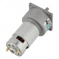 Dc12v 24v 35w Micro Dc Metal Gear Motor Speed Adjustable Large Torque Cw Ccw 50prm