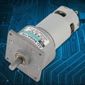 Dc12v 24v 35w Micro Dc Metal Gear Motor Speed Adjustable Large Torque Cw Ccw 50prm