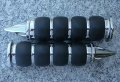 I5 Chrome Spike Hand Grips For Honda Kawasaki Suzuki Yamaha Cruisers
