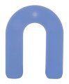 Crl Phs26-xcp100 Blue 1 16 X 3 Plastic Horseshoe Shims Pack Of 100 
