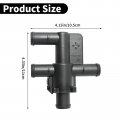 Hoypeyfiy Hvac Heater Control Valve Solenoid 2308300084 A2308300084 Replacement For Mercedes Benz 2003-2019 S550 Cl550 Cl600