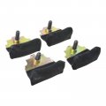 4 Piece Door Glass Anti-rattle Cushion Kit For 69-96 Chevy Corvette C3 C4 