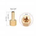 Uxcell Brass Hose Barb Fitting Connector 6mm G1 8 Female Thread Pipe Adapter 2pcs