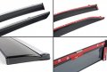 Clip-on Type Chrome Trim Window Visor Rain Guard Deflector Compatible With 2018-2024 Toyota Camry Le Xle Se Xse Trd