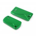 Zhisheng Cnc Front And Rear Brake Fluid Reservoir Cover Cap Set For Kawasaki Kx125 Kx250 03-08 Kx250f 04-16 Kx450f 06-16