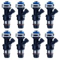 8pcs 2001-2007 Fits For Gm 4 8 5 3 6 0 Turbo High Ohms E85 Match 550cc Fuel Injector 52lb Fi08550