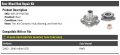 Rear Wheel Bearing Hub Repair Kit Compatible With 2003-2006 Infiniti G35 Rwd