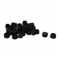 1 Od Plastic Round Tube Insert Glide End Cap Pad 36pcs 0 94 Inner Dia For Furniture Floor Deck Protector Anti-scratch 