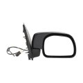 Ford F-350 F-250 Super Duty 1999-2005 Door Mirror Passenger Side Power Non-heated Textured Black Manual Folding Non-towing 