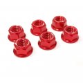 Autobahn88 Motorcycle Sprocket Nut Dress-up Kit Compatible With Suzuki Vz800 Marauder 1996-2000 Red Set Of 6
