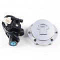 Astra Depot Cap Motorcycle Ignition Switch With Key Fuel Gas Seat Lock Keys Compatible For Honda Cbr 2004-2007 1000rr 2003-2006
