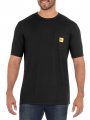 Wells Lamont Men S Jersey Plaited Performance Pocket Tee Black Cross Dye X-large 