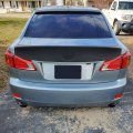Ecotric Trunk Spoiler Rear Window Roof Compatible With 2006-2013 Lexus Is250 350 Isf Sedan Matte Black Lid Wing Combo