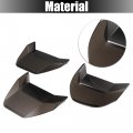 X Autohaux Black Tail Light Lamp Lens Cover Guard Trim Frame Bezels Set Ford For Mustang 2018 2019 2020 2021 Taillight Shell