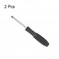 Uxcell Mini Phillips Screwdriver 4 0mm Cross Head With Non-slip Handle For Small Appliances 2 Pcs