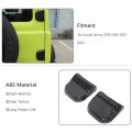 Junleli Car Exterior Tailgate Door Hinge Decoration Cover Trim For Suzuki Jimny 2019 2020 2021 2022 Accessories Abs Carbon