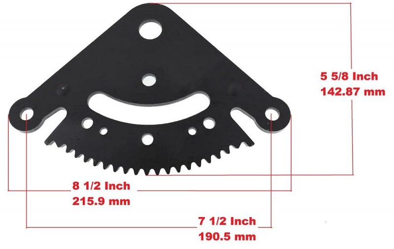Hh Bros Steering Sector Pinion Gear For John Deere X105 X115 Before 700000 Serial Number