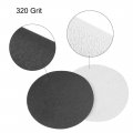 Uxcell 5 Inch Wet Dry Sanding Discs 320 Grit Hook And Loop Disc Silicon Carbide Sandpaper 10pcs