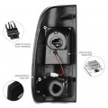 1997-2003 Ford F150 1999-2007 F250 F350 Super Duty Black Bezel Led Tail Light Housing Lamp Assembly Driver And Passenger Side