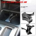 Rear Center Console Cup Holder Insert Drink Bottle Divider Replacement For Toyota Sequoia 08-16 Tacoma 05-09